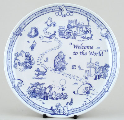 Plate Welcome to the World